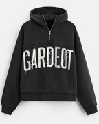 Gardeot Acid Wash Boxy 1/4 Inch Hoodie
