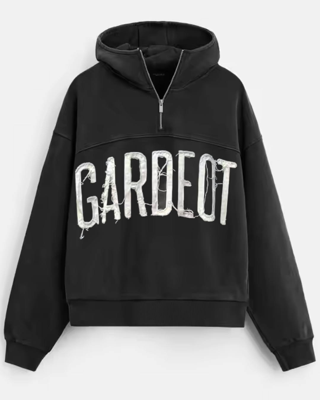 Gardeot Acid Wash Boxy 1/4 Inch Hoodie
